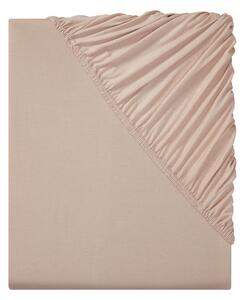 Livarno home Žerzejové napínací prostěradlo, 180-200 x 200 cm (hnědá) (100388536003)