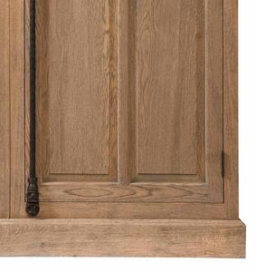 (3405) RUNCORN šatní skříň starožitný dub s lamelovým vzhledem