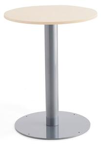 AJ Produkty Kulatý stůl ALVA, Ø700x900 mm, bříza