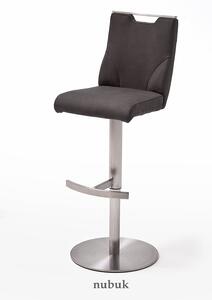 MCA Germany Barová židle Giulia C Barva: optika nubukové kůže světlošedá