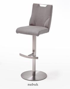 MCA Germany Barová židle Giulia C Barva: optika nubukové kůže světlošedá