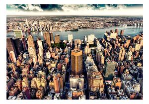 Fototapeta - Pohled na New York z ptačí perspektivy + zdarma lepidlo - 200x140