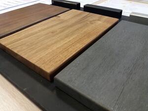 MCA Germany Jídelní stůl Calabria podnož X antracit Rozměr: doska akácie šedá, 2,5 cm 180 x 90