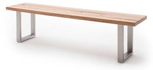 MCA Germany Jídelní lavice Castello dub divoký nerez Rozměr: 160 x 50 x 40 cm