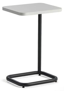 AJ Produkty Stolek na notebook STANDBY, 425x350x647 mm, černý, bílá deska