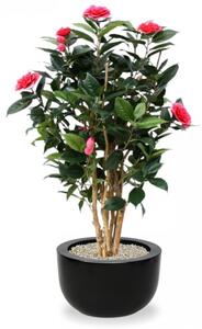 MF Umělá rostlina Camellia DeLuxe (100cm) - růžová