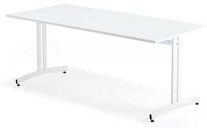 AJ Produkty Stůl SANNA, 1800x800x720 mm, bílá