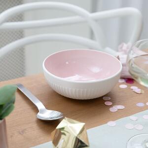 Bílo-růžová porcelánová miska Villeroy & Boch Blossom, 850 ml