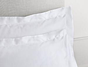 Sada 2 bílých povlaků na polštář z bavlněného saténu Bianca Oxford, 50 x 75 cm