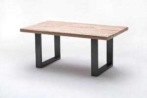 MCA Germany Jídelní stůl Castello dub bělený antracit Rozměr: 180 x 76 x 100 cm