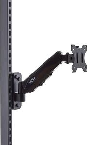 AJ Produkty Držák na monitor k dílenskému stolu ROBUST/SOLID/VERVE, nastavitelné rameno, plynový píst, 8 kg