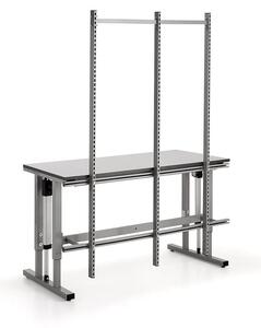 AJ Produkty Zadní rám ke stolu MOTION s elektrickým polohováním, se 3 sloupky, 1500x600 mm