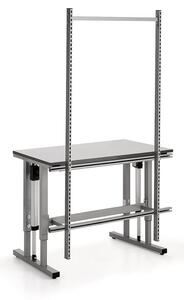 AJ Produkty Zadní rám ke stolu MOTION s elektrickým polohováním, se 2 sloupky, 1200x600 mm