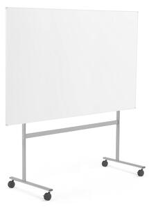 AJ Produkty Bílá magnetická tabule DORIS, mobilní, jednostranná, 2000x1200 mm