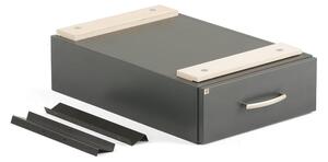 AJ Produkty Zásuvka CARGO, 135x400x600 mm, šedá