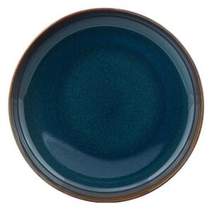 Tmavě modrý porcelánový hluboký talíř Villeroy & Boch Like Crafted, ø 21,5 cm