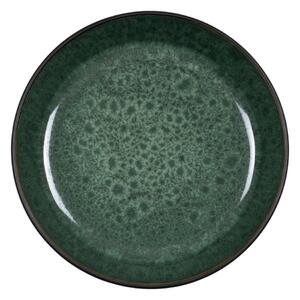 Tmavě zelená miska z kameniny ø 18 cm – Bitz