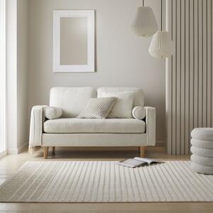 Bílý pratelný koberec z žinylky 80x160 cm Elton – Flair Rugs
