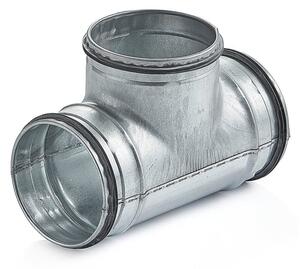 AJ Produkty T-odbočka CLASSIC, k ventilační trubce, Ø 100 mm, pozinkovaná