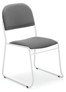 AJ Produkty Židle DAWSON, šedá/bílá