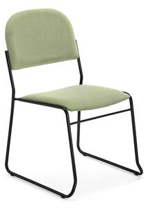 AJ Produkty Židle DAWSON, zelená/černá