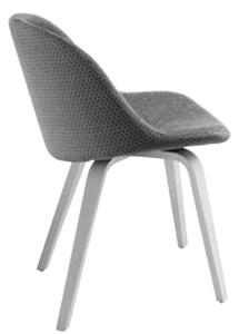 MIDJ - Židle SONNY s dřevěnou podnoží II