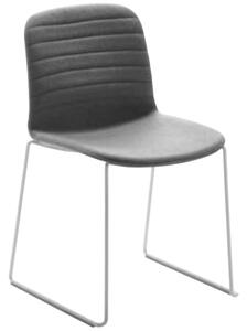 MIDJ - Čalouněná židle LIU' s ližinovou podnoží