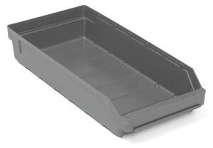 AJ Produkty Skladová nádoba REACH, 500x240x95 mm, recyklovaný plast, šedá