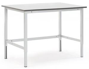 AJ Produkty Pracovní stůl MOTION, 1500x800 mm, šedá