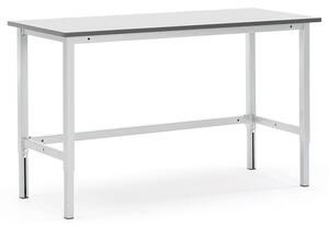 AJ Produkty Pracovní stůl MOTION, 1500x600 mm, šedá