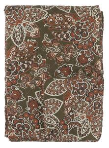 Zelený prošívaný bavlněný přehoz s Paisley vzorem Aix Quilt - 130*180 cm - Chic Antique