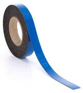 AJ Produkty Popisovatelná magnetická páska, 25 mm, délka 20 m, modrá