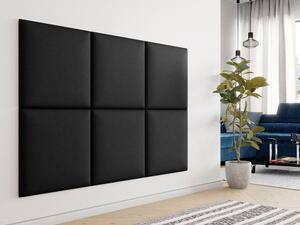 Čalouněný nástěnný panel Pag 60x60, Barva látek:: ekokůže Soft 011 (černá) 5903211061523