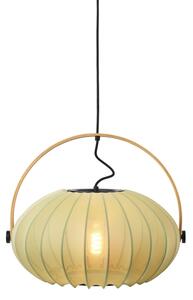 Halo Design 746361 - Lustr na lanku DC 1xE27/40W/230V pr. 40 cm zelená/dub