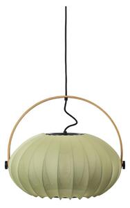 Halo Design 746361 - Lustr na lanku DC 1xE27/40W/230V pr. 40 cm zelená/dub
