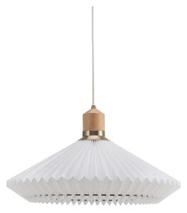 Halo Design 744268- Lustr na lanku PARIS 1xE27/60W/230V pr. 56 cm bílá/mosaz/dub