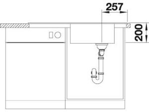 Granitový dřez Blanco FARON XL 6 S InFino antracit oboustranný