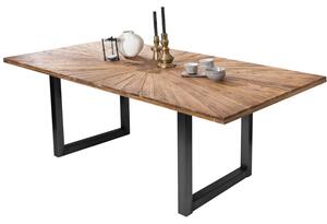 Jídelní stůl masiv recyklovaný teak Omaha 180x100 - Skladem