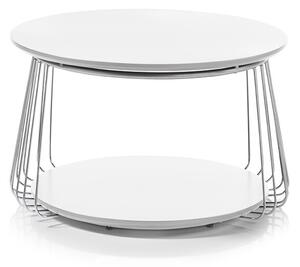 MCA Germany Konferenční stolek Vilnius bílý Rozměr: 50 x 51 x 50 cm