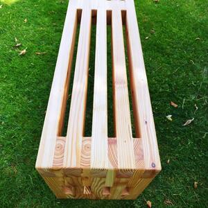 Dřevěná lavička Dřevo: Modřín sibiřský