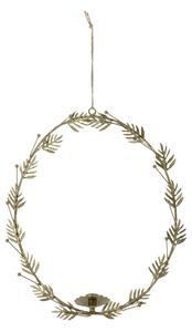 Nástěnný svícen Wreath Antique Brass