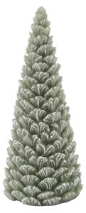 Svíčka ve tvaru stromku Glitter Verte 24,5 cm