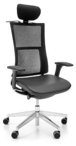 ProfiM - Kancelářská židle VIOLLE 151SFL s vysokým síťovaným opěrákem a Synchro