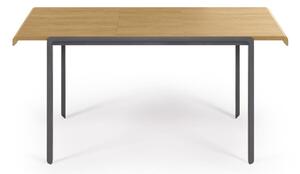 Rozkládací jídelní stůl s deskou z dubového dřeva v přírodní barvě 80x160 cm Nadyria – Kave Home