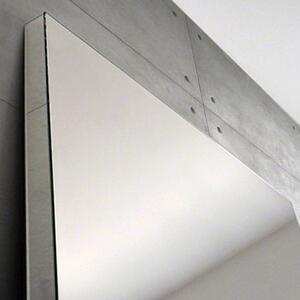 GieraDesign Stojící zrcadlo Silver Block Barva: noha - Bílá MDF