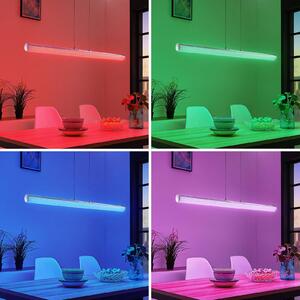 LED závěsná lampa Fria, válec RGB dálkové ovládaní