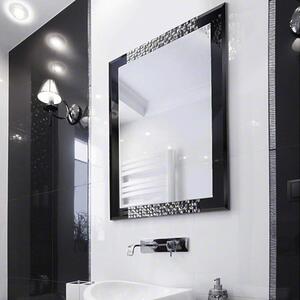 GieraDesign Zrcadlo Attika Silver Rozměr: 60 x 90 cm
