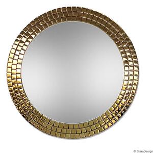 GieraDesign Zrcadlo Aurora Gold Rozměr: Ø 80 cm