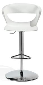 KASTEL - Barová židle KICCA s chromovanou podnoží