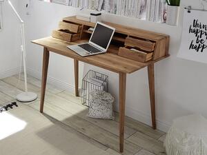 Dřevěný psací stůl MELBOURNE dub sukatý